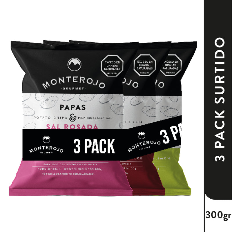 3 Pack Surtido Papas