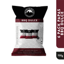 Six Pack Papas BBQ Dulce 150 gr