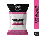 Six Pack Papas Sal Rosada 150gr
