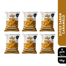 6 Pack UAU Ditos Sabor Caramelo 60g Snack | UAU