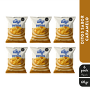 6 Pack UAU Ditos sabor caramelo  60gr