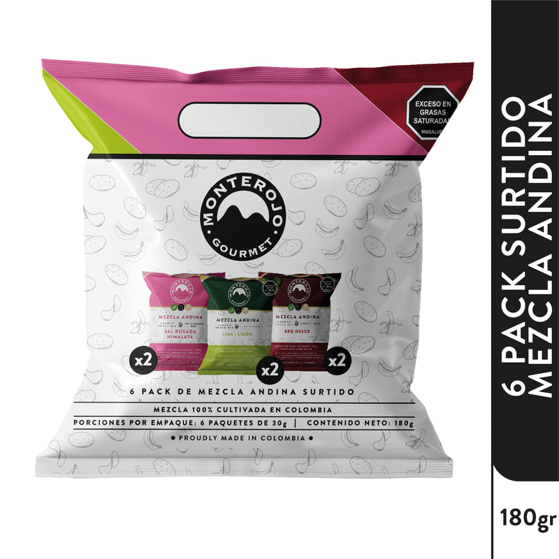 Six Pack Mezcla Andina Surtido 180gr