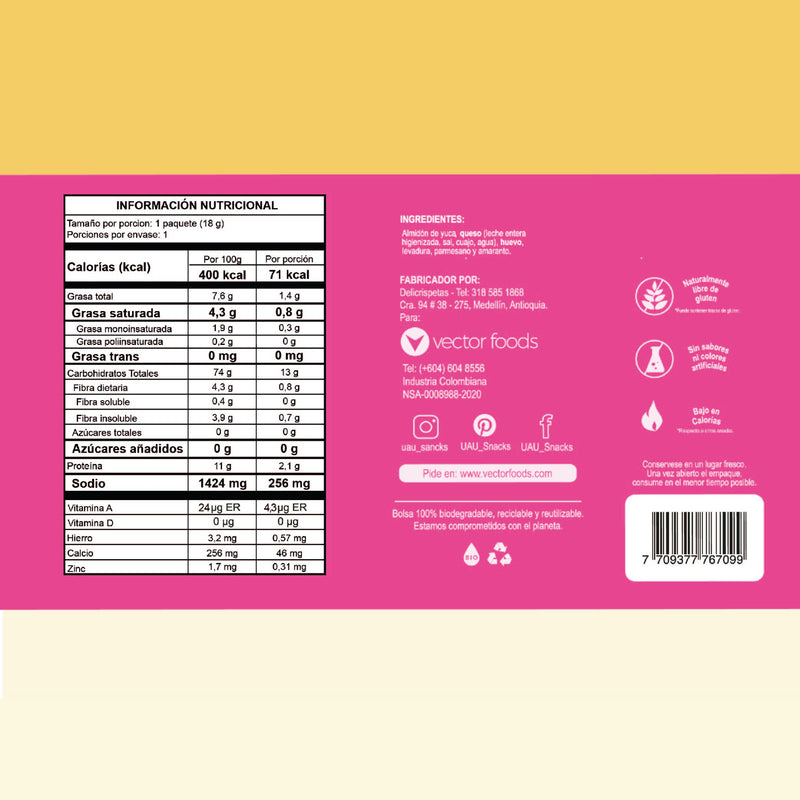 UAU! 8 Pack Surtido Rosquitas 144gr