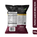 3 Pack Papas Sabor a BBQ Ron 300 gr