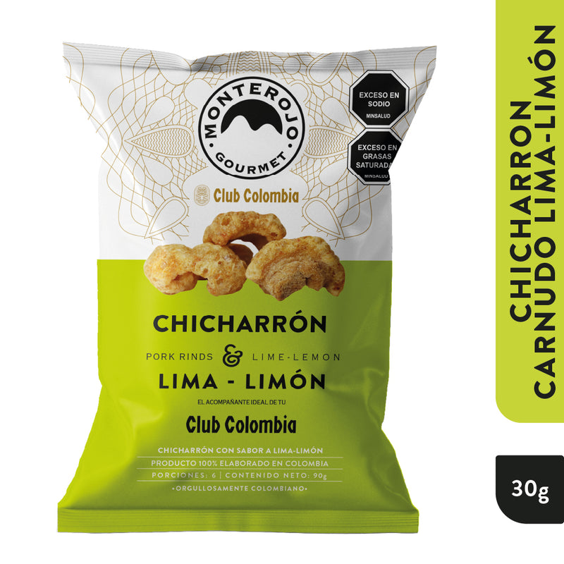 3 Pack Chicharrón Carnudos Lima limón 270gr