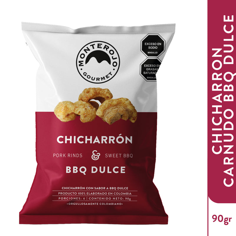 3 Pack Chicharrón Carnudo BBQ Dulce 270gr