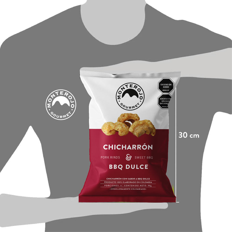 3 Pack Chicharrón Carnudo BBQ Dulce 270gr