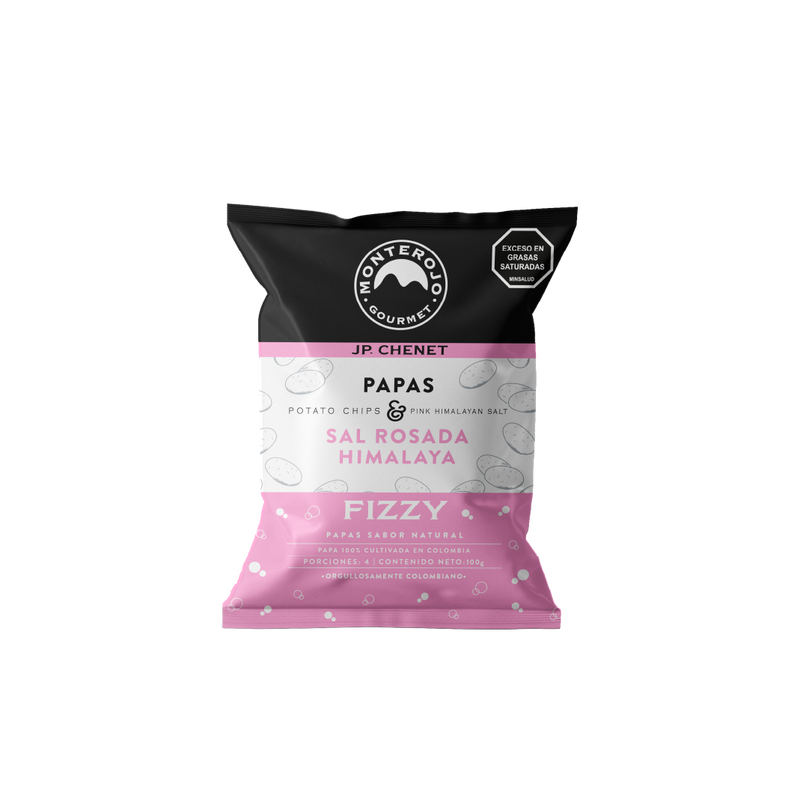 Edición Especial Fizzy! 3 Pack Papas sal rosada del himalaya 300gr