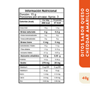 3 Pack UAU Ditos Sabor Queso Cheddar Amarillo 120gr