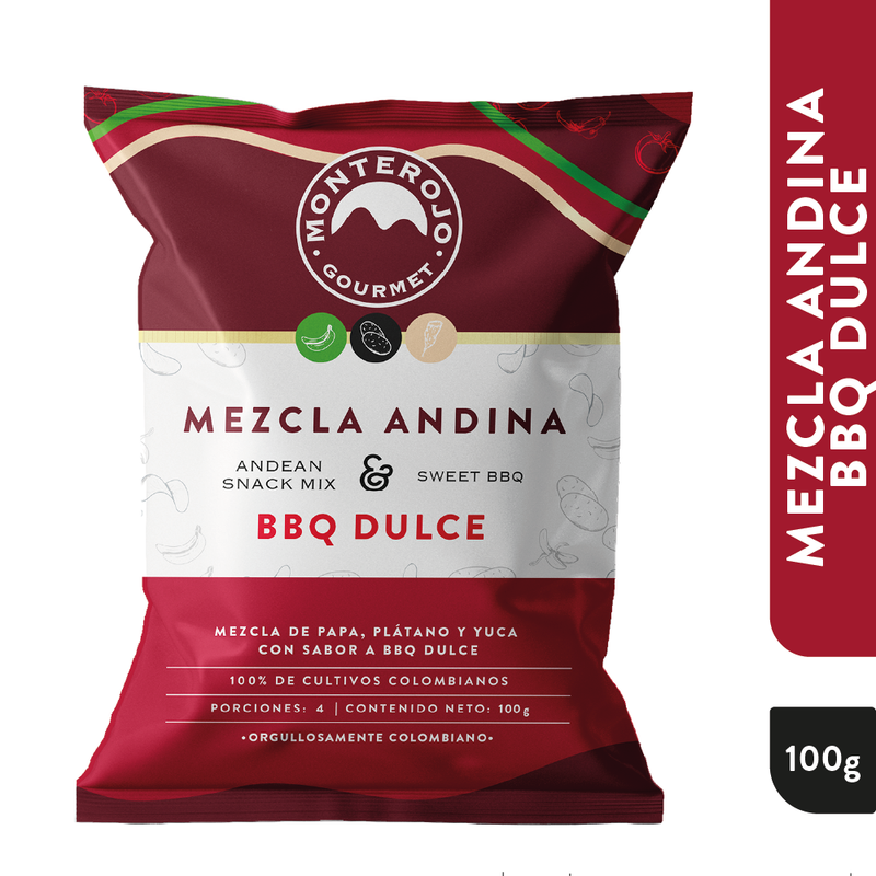1 Pack Mezcla Andina BBQ Dulce 100 gr