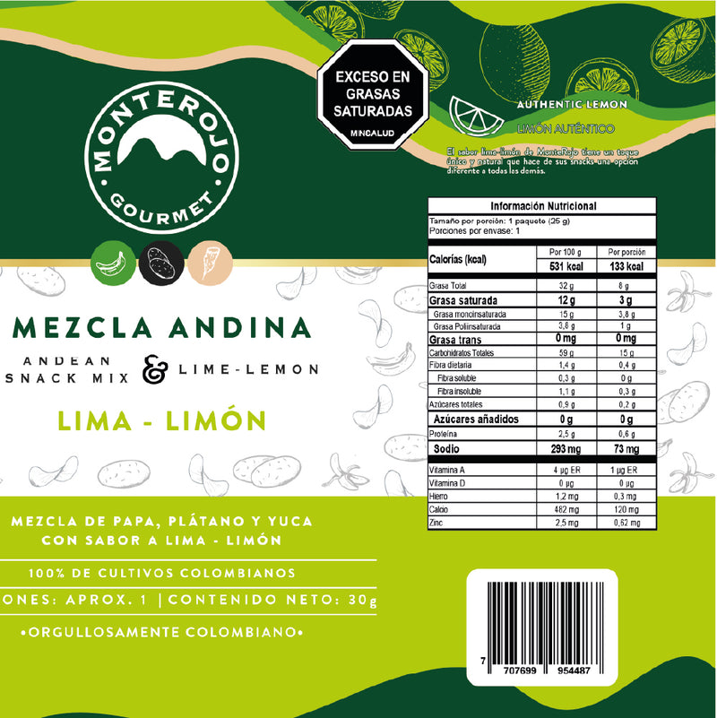 12 Pack Mezcla Lima Limón 360 gr