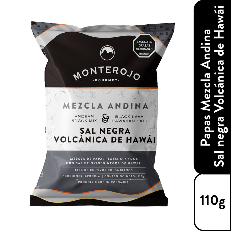 1 Pack Mezcla Andina Sal Negra Volcánica de Hawái 110 gr