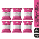 6 Pack Papas Mezcla sal rosada del himalaya 180 gr