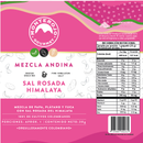 12 Pack Mezcla sal rosada del himalaya 360 gr