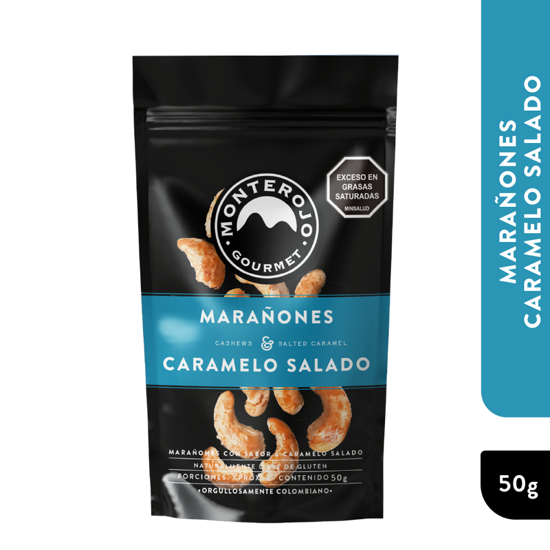 1 Pack Marañones Sabor Caramelo Salado 50gr