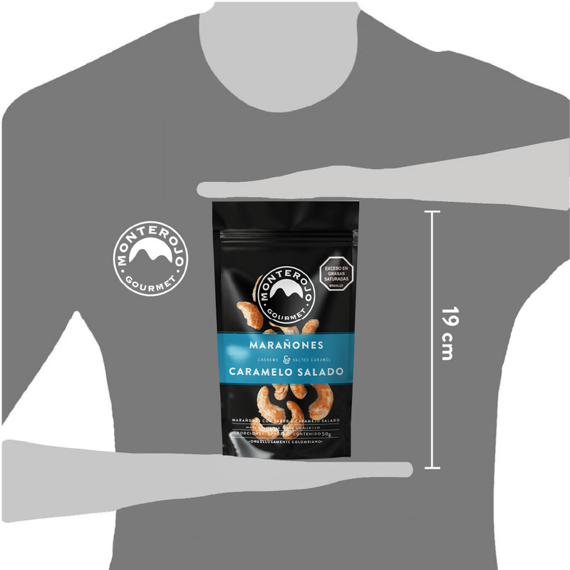 1 Pack Marañones Sabor Caramelo Salado 50gr