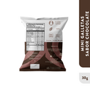 6 Pack mini galletas sabor Chocolate 180gr