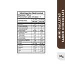 6 Pack mini galletas sabor Chocolate 180gr