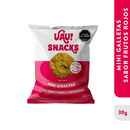 6 Pack mini galletas sabor Frutos Rojos 180gr