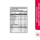6 Pack mini galletas sabor Frutos Rojos 180gr