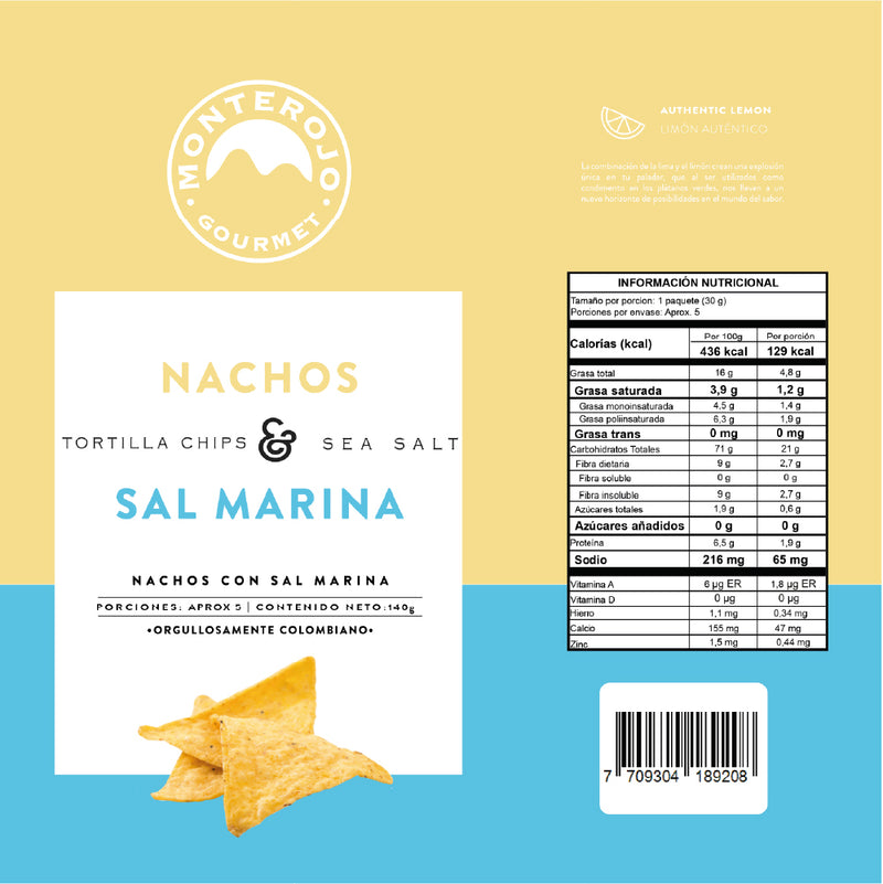 3 Pack Nachos Sal Marina 420 gr