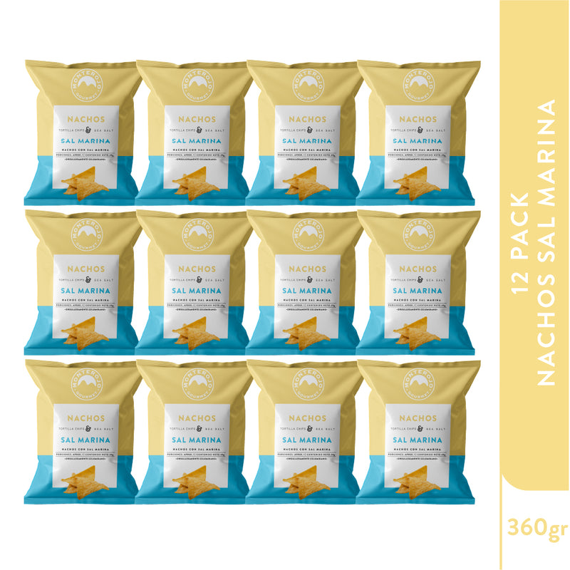 12 Pack Nachos Sal Marina 360gr