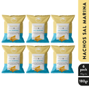 Six Pack Nachos Sal Marina 180gr