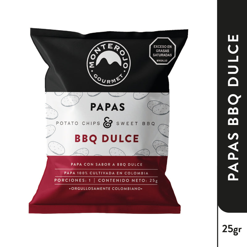 12 Pack Papas BBQ Dulce 300gr