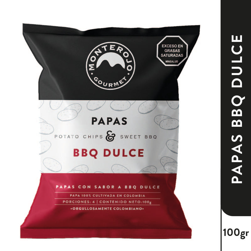 3 Pack Papas BBQ Dulce 300 gr