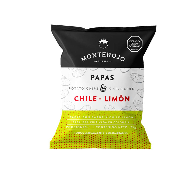 12 Pack Papas Chile Limón 300gr