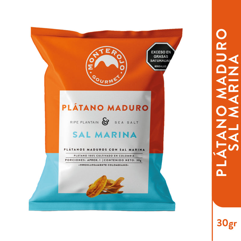 12 Pack Plátano Maduro Sal Marina 360 gr