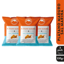 3 Pack Plátano Maduro Sal Marina 330 gr