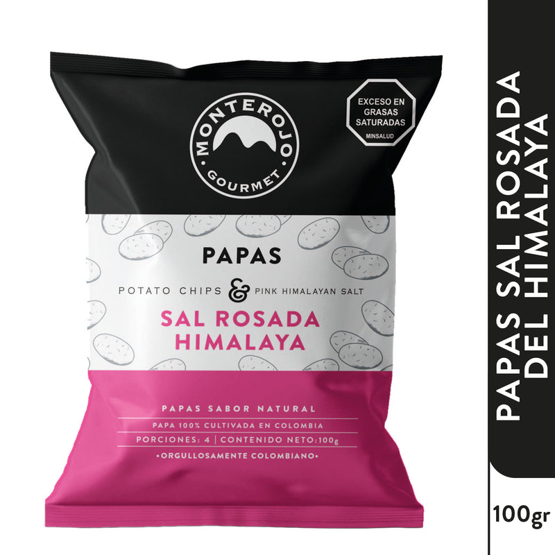 1 Pack Papas Sal Rosada 100 gr