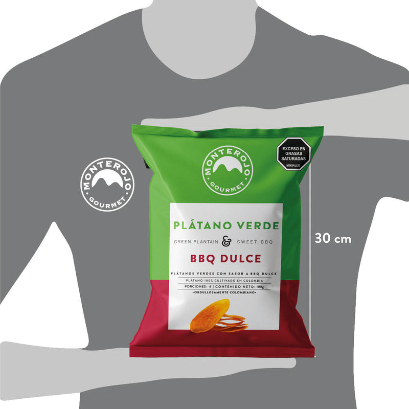 3 Pack Plátano Verde Bbq Dulce 300gr