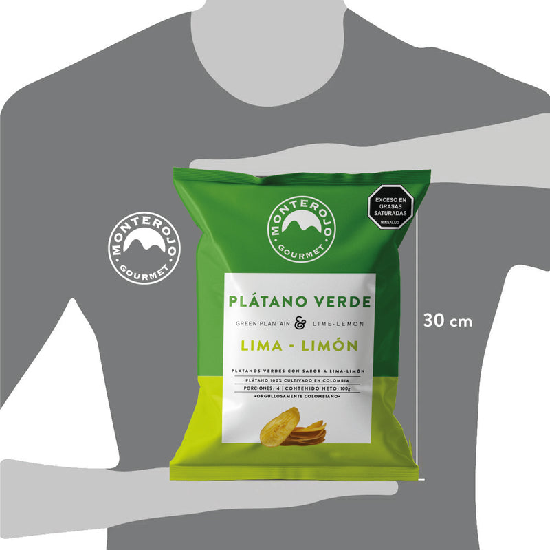 1 Pack Plátano Verde Lima Limón 100 gr