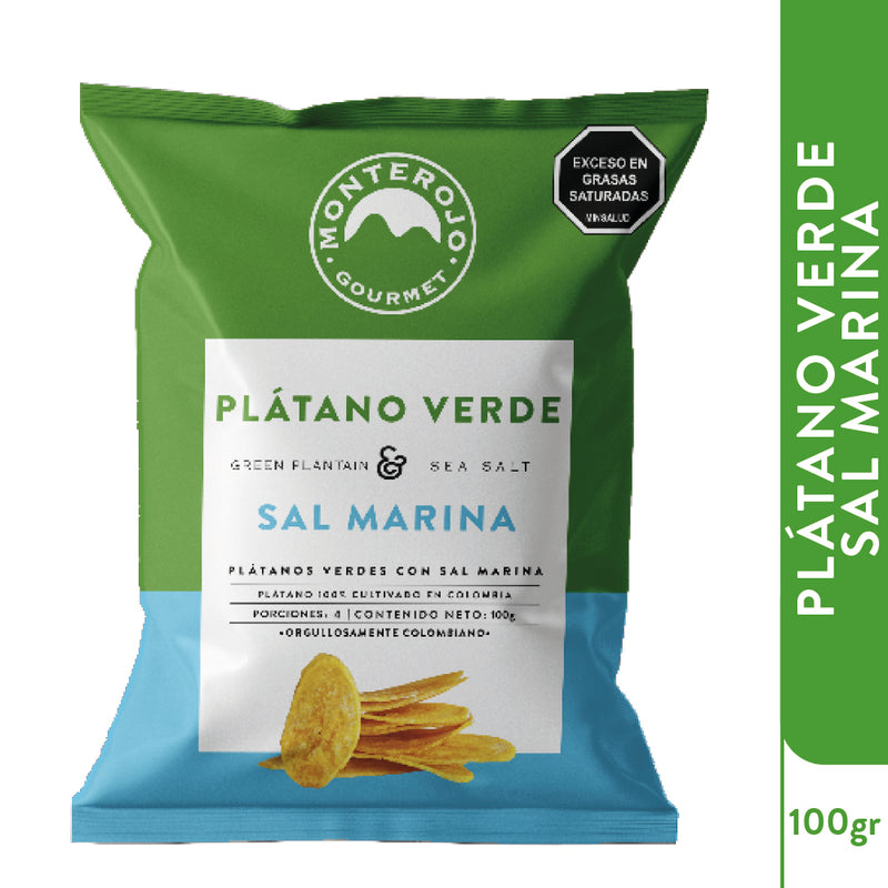 3 Pack Plátano Verde Sal Marina 330gr