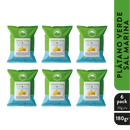 Six Pack Plátano Verde Sal Marina 180gr