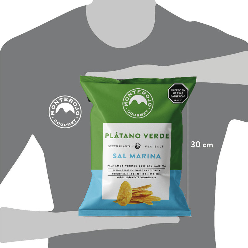 3 Pack Plátano Verde Sal Marina 330gr