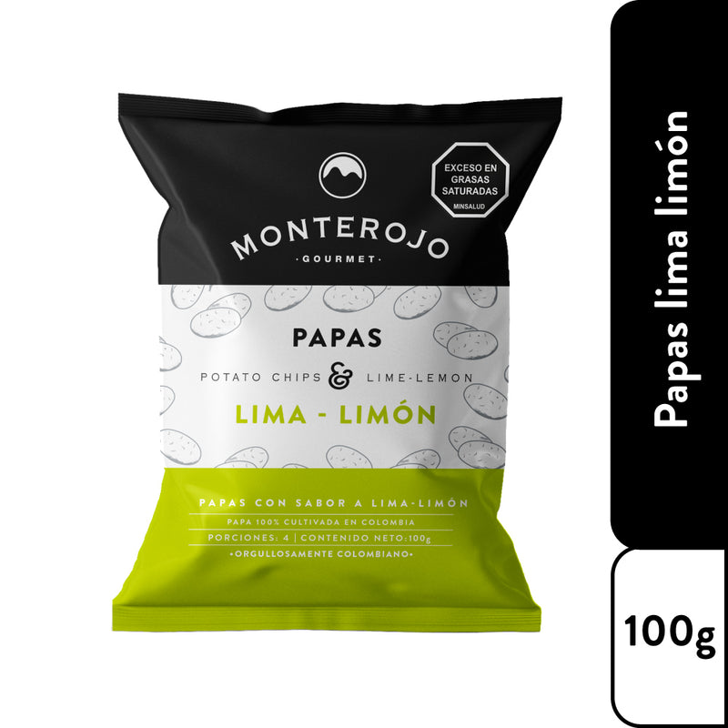 1 Pack Papas Lima Limón 100 gr
