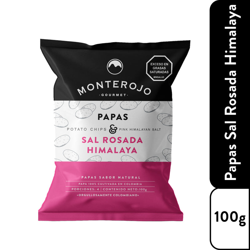 1 Pack Papas Sal Rosada 100 gr