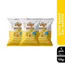 3 Pack Ditos Sal Marina – Ligeros y crocantes | UAU