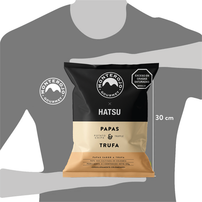 1 Pack Papas Trufa MonteRojo x Hatsu  100 gr