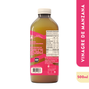 Vinagre de manzana con la madre 500ml - 100 porciones aprx