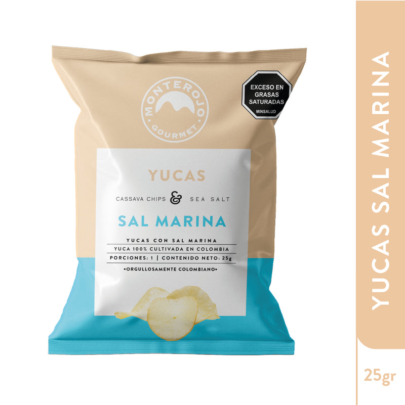 Six Pack Yucas Sal Marina 150gr