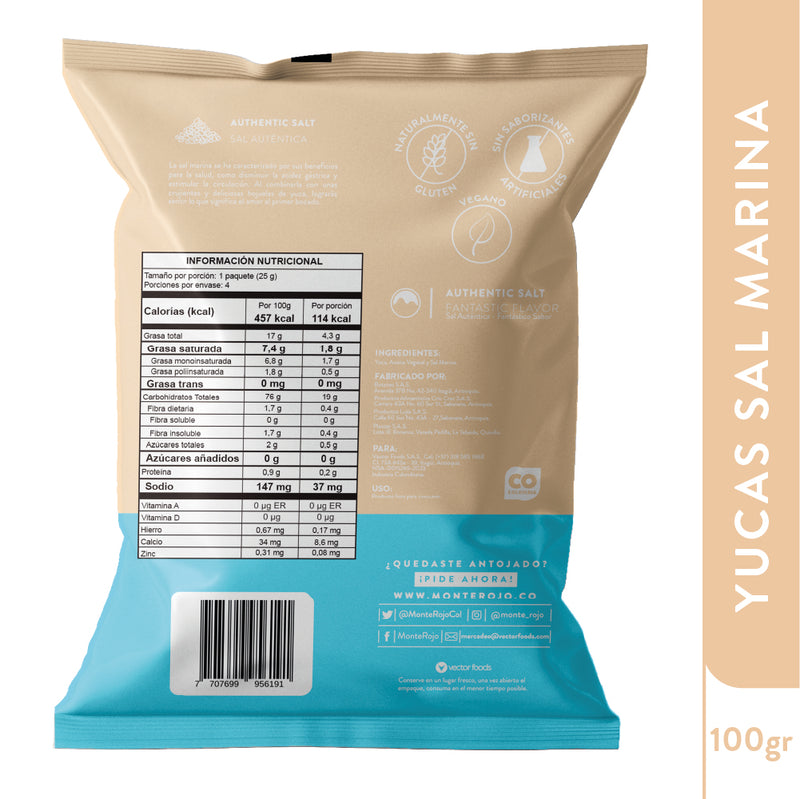 3 Pack Yucas Sal Marina 300gr