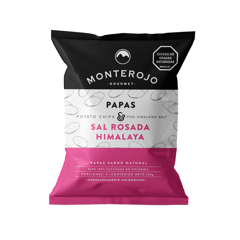 1 Pack Papas Sal Rosada 100 gr